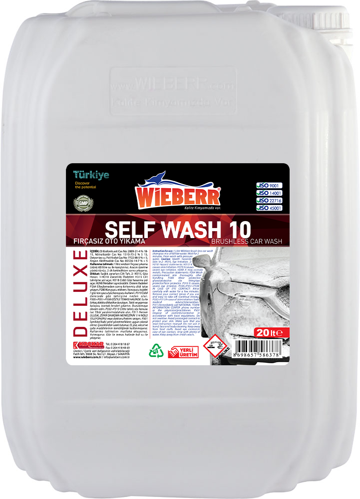 WİEBERR SELF WASH 10 Препарат за Безконтактно Измиване 20 Lt